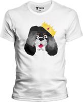 Pánské bílé tričko Klárka - King Charles