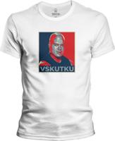 Pánské bílé tričko Nerdopolis - Vskutku