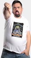 Pánské bílé tričko Pavel Novotný - Astronaut Dycky Řeporyje
