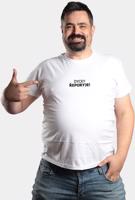 Pánské bílé tričko Pavel Novotný - Dycky Řeporyje