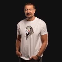 Pánské bílé tričko Žižka - Lev Žižka