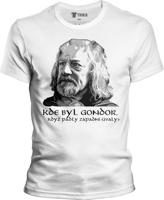 Pánské bílé triko Nerdopolis - Gondor