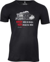 Pánské černé tričko DFXŠ - Do divadla nenosit