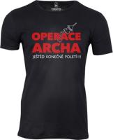 Pánské černé tričko DFXŠ - Ještěd poletí