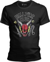 Pánské černé tričko Hellfire Club