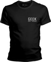 Pánské černé tričko Nerdopolis - Geek and Proud