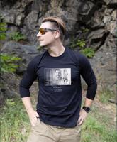 Pánské černé tričko s dlouhým rukávem Z101 - Vězení dokres