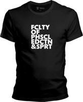 Pánské čierne tričko UK - FCLTY OF PHSCL EDCTN SPRT