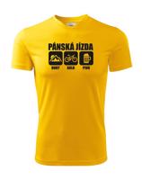 Pánské cyklistické tričko Pánská jízda