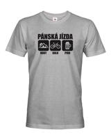Pánské cyklistické tričko Pánská jízda