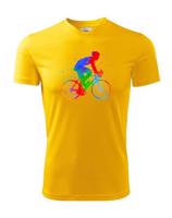 Pánské cyklistické tričko s potiskem cyklisty - tričko pro cyklisty