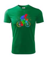 Pánské cyklistické tričko s potiskem cyklisty - tričko pro cyklisty