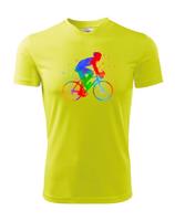 Pánské cyklistické tričko s potiskem cyklisty - tričko pro cyklisty