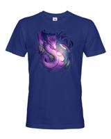 Pánské fantasy tričko s magickým drakem - tričko pro milovníky draků