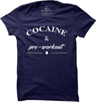 Pánské fitness tričko Cocaine & pre-workout