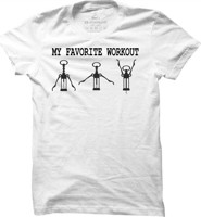 Pánské fitness tričko Favorite workout