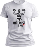 Pánské fitness tričko Interested in gym
