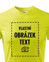 Pánské funkční tričko - dres s vlastním potiskem - propracovaný editor