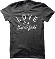 Pánské herní tričko Love is a Battlefield