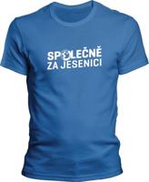 Pánské modré tričko SK Slavia Jesenice - Společně za Jesenici