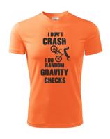 Pánské MTB tričko pro cyklisty RANDOM GRAVITY CHECKS