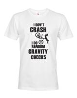 Pánské MTB tričko pro cyklisty RANDOM GRAVITY CHECKS