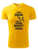 Pánské MTB tričko pro cyklisty RANDOM GRAVITY CHECKS