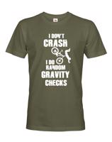 Pánské MTB tričko pro cyklisty RANDOM GRAVITY CHECKS