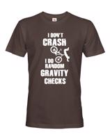 Pánské MTB tričko pro cyklisty RANDOM GRAVITY CHECKS