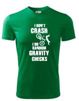 Pánské MTB tričko pro cyklisty RANDOM GRAVITY CHECKS