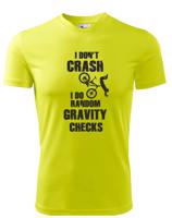 Pánské MTB tričko pro cyklisty RANDOM GRAVITY CHECKS