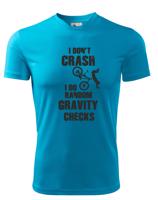Pánské MTB tričko pro cyklisty RANDOM GRAVITY CHECKS