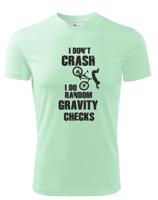 Pánské MTB tričko pro cyklisty RANDOM GRAVITY CHECKS