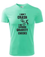Pánské MTB tričko pro cyklisty RANDOM GRAVITY CHECKS