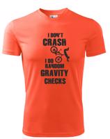 Pánské MTB tričko pro cyklisty RANDOM GRAVITY CHECKS