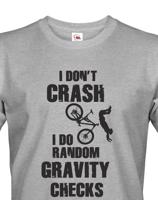 Pánské MTB tričko pro cyklisty RANDOM GRAVITY CHECKS