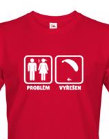 Pánské paragliding tričko Problem? Solved - doprava jen 46 Kč