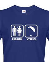 Pánské paragliding tričko Problem? Solved - doprava jen 46 Kč