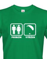 Pánské paragliding tričko Problem? Solved - doprava jen 46 Kč
