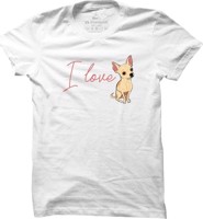 Pánské pet tričko I love čivava