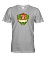 Pánské retro tričko s potlačou znaku Pohraničnej stráže