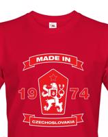 Pánské retro tričko se lvem a znakem ČSSR - doprava jen 46 Kč