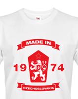 Pánské retro tričko se lvem a znakem ČSSR - doprava jen 46 Kč