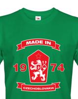 Pánské retro tričko se lvem a znakem ČSSR - doprava jen 46 Kč