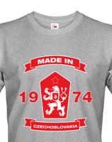 Pánské retro tričko se lvem a znakem ČSSR - doprava jen 46 Kč