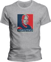 Pánské šedé tričko Nerdopolis - Vskutku