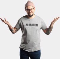 Pánské šedé tričko PIPUB - BrNO PROBLEM