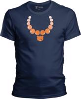 Pánské tmavě modré tričko DKC - Náhrdelník
