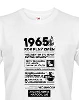 Pánské  tričko 1965 rok plný změn