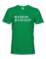 Pánské tričko -80 % bavlna, 20 % psi chlupy